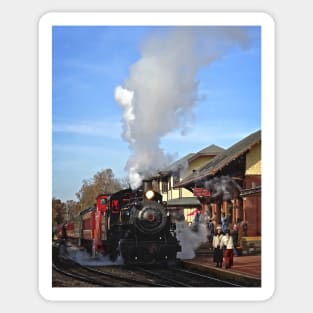 New Hope PA - Autumn Excursion on Steam Train Sticker